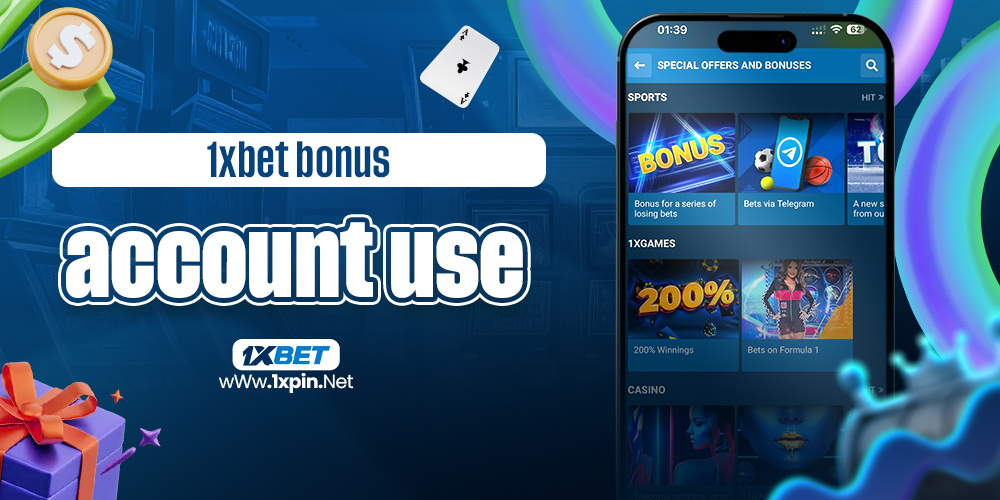 1xbet bonus account use